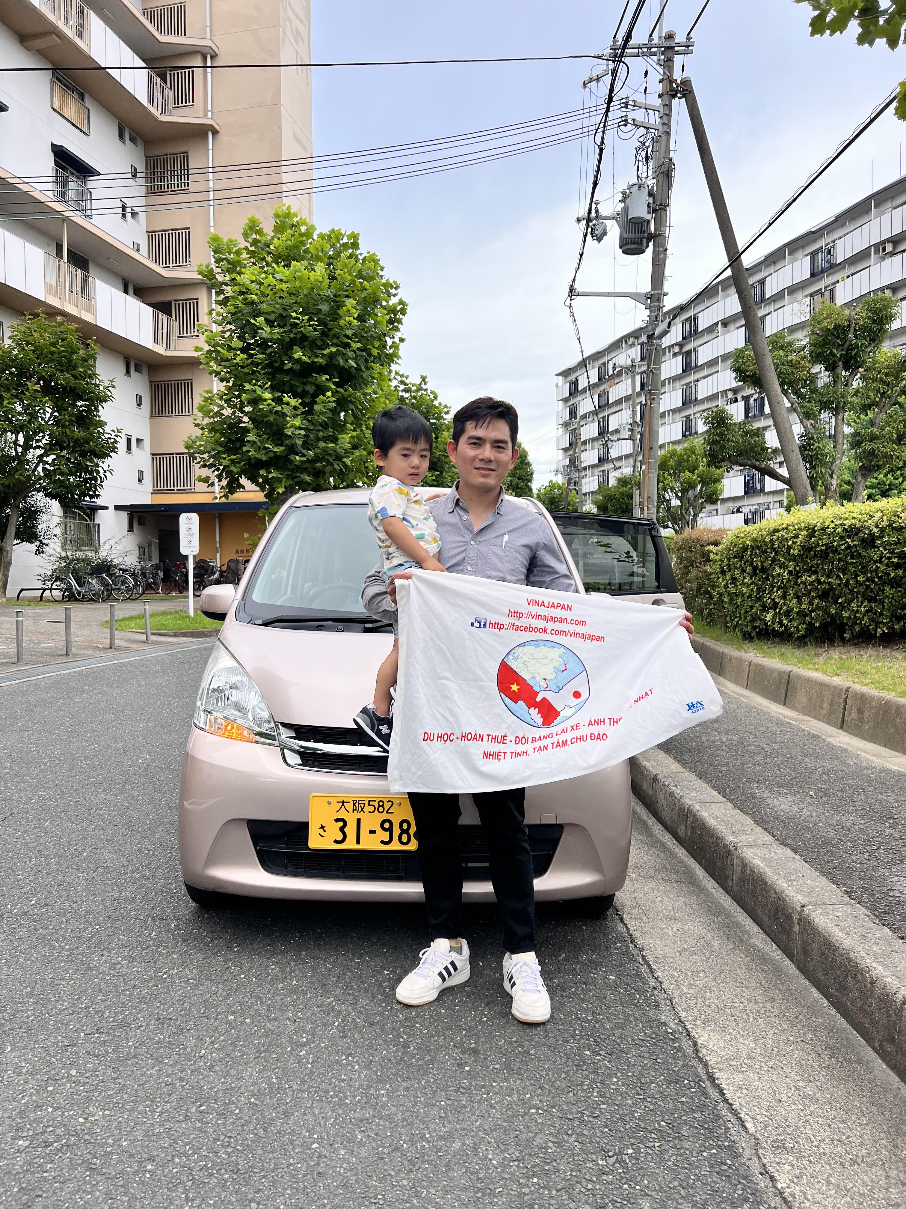 19/7/2023 BÀN GIAO XE DAIHATSU MOVE CHO ANH CHỊ KHÁCH TẠI OSAKA